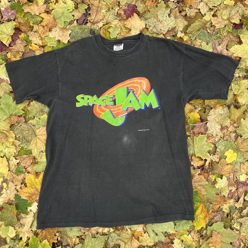 Vintage Space Jam Looney Tunes 1996 T-Shirt Tee USA Jordan XL